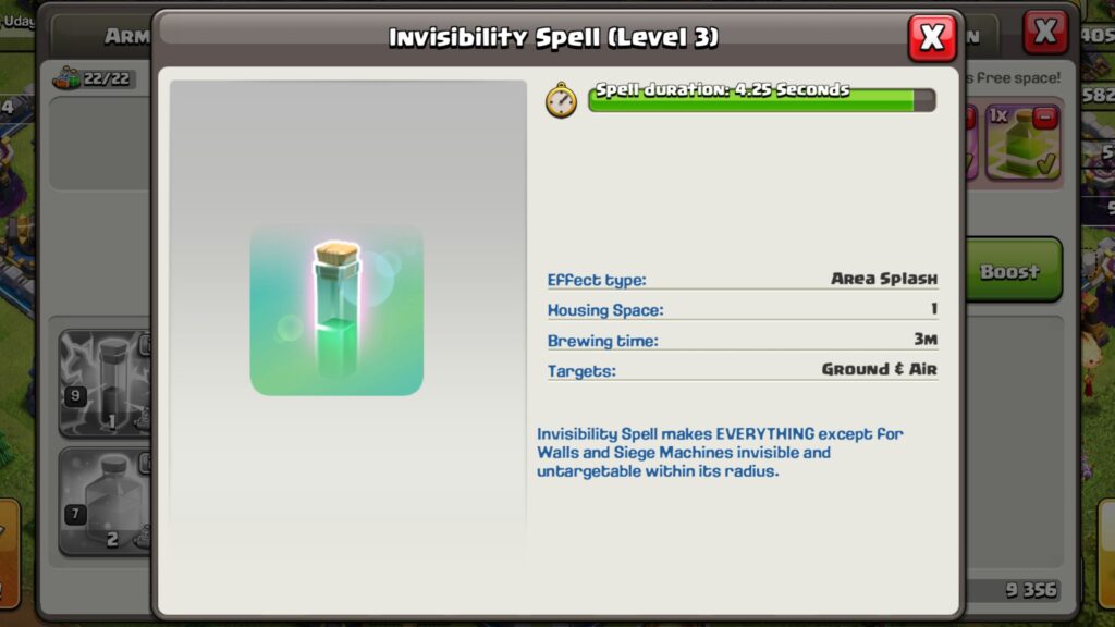 Invisibility Spell