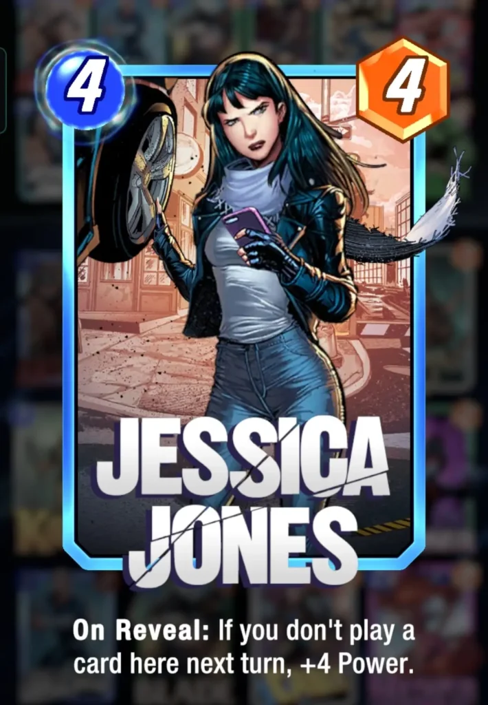 Marvel Snap: Jessica Jones Card