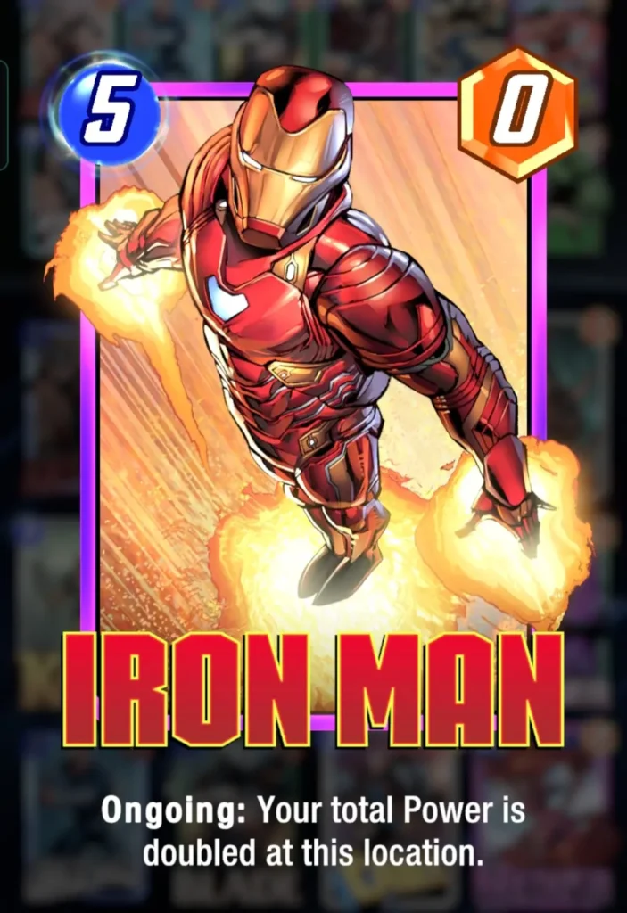 Marvel Snap: Iron Man Card