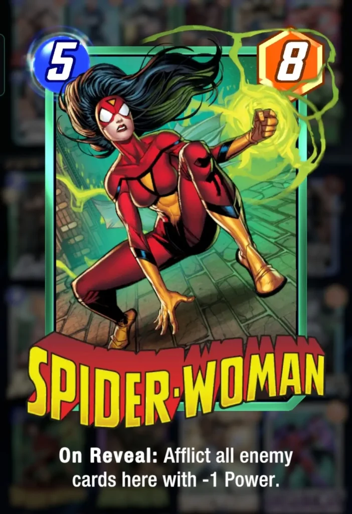 Marvel Snap: Spider Woman Card