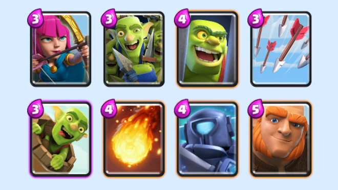 Clash Royale: Arena 1 Deck