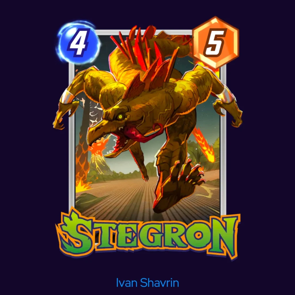 Marvel Snap Stegron Varient and deck