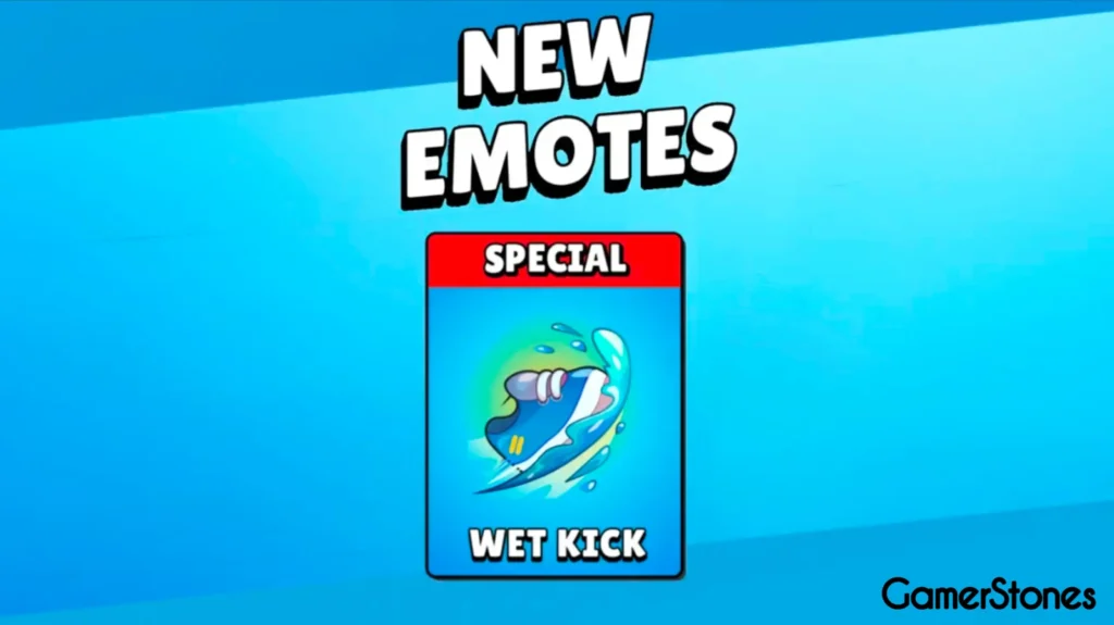 Stumble Guys Wet Kick emote