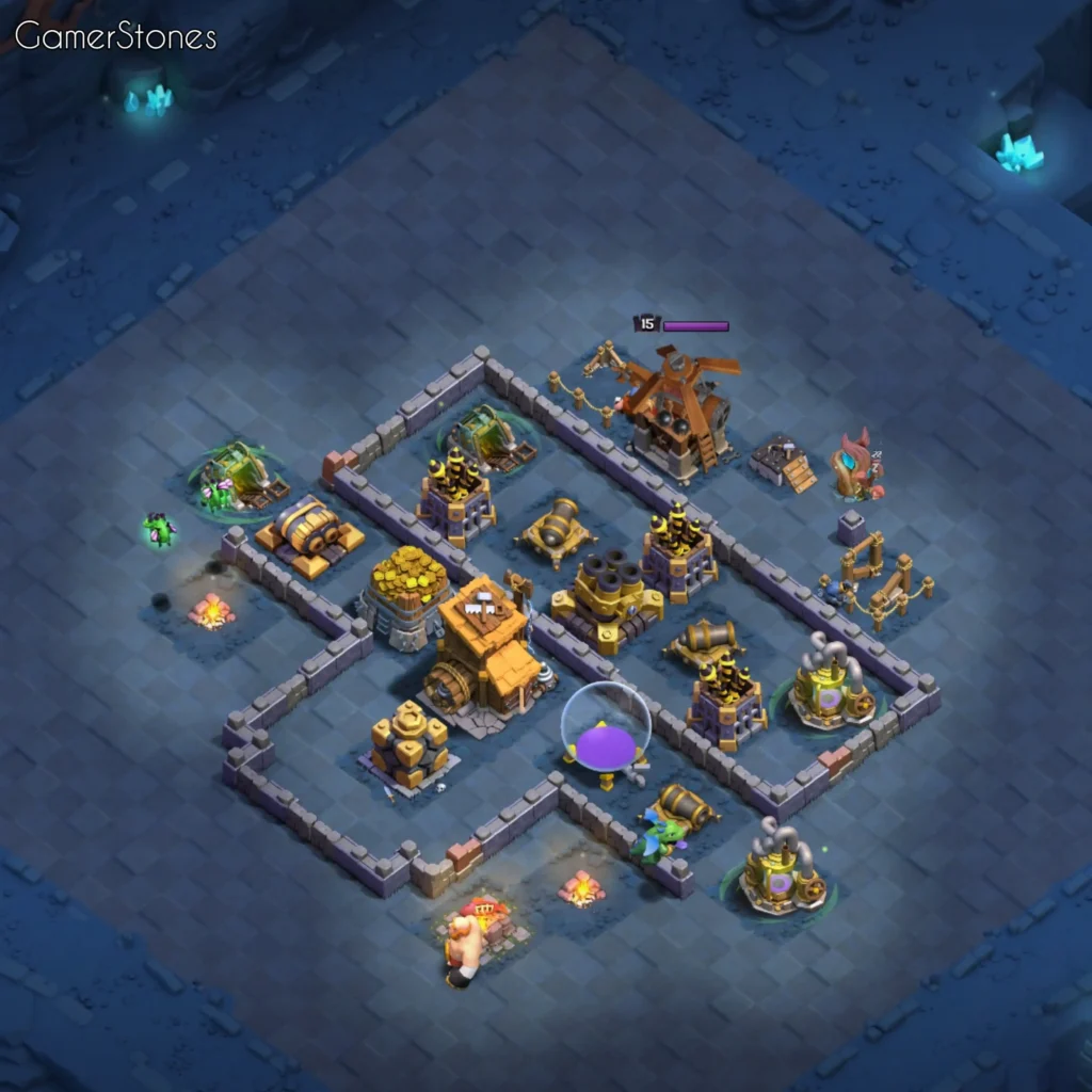 Clash of Clans: O.T.T.O's Outpost Level 1 Base Layouts