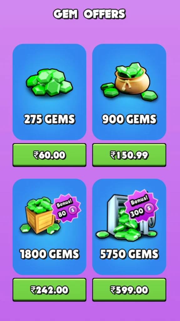 Stumble Guys Gem offers