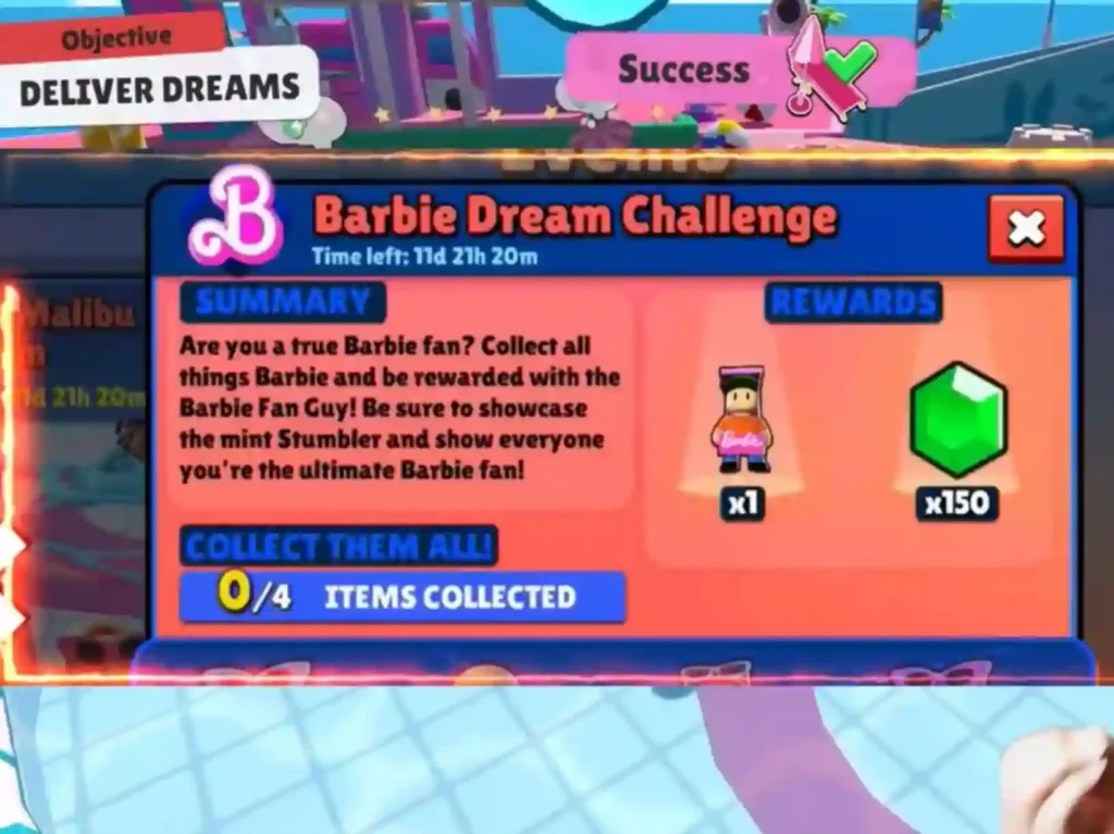 Barbie Dream Dash Map