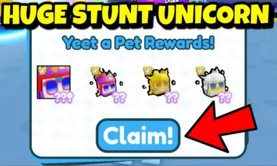 Stunt pet in Pet Simulator X
