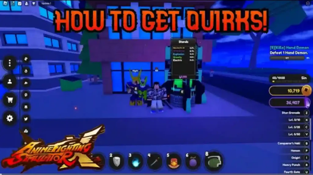How to get Quirks in Anime Fighting Simulator X