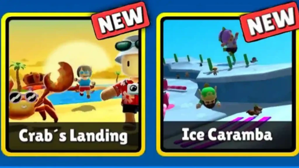 Stumble Guys - Crabs Landing & Ice Caramba