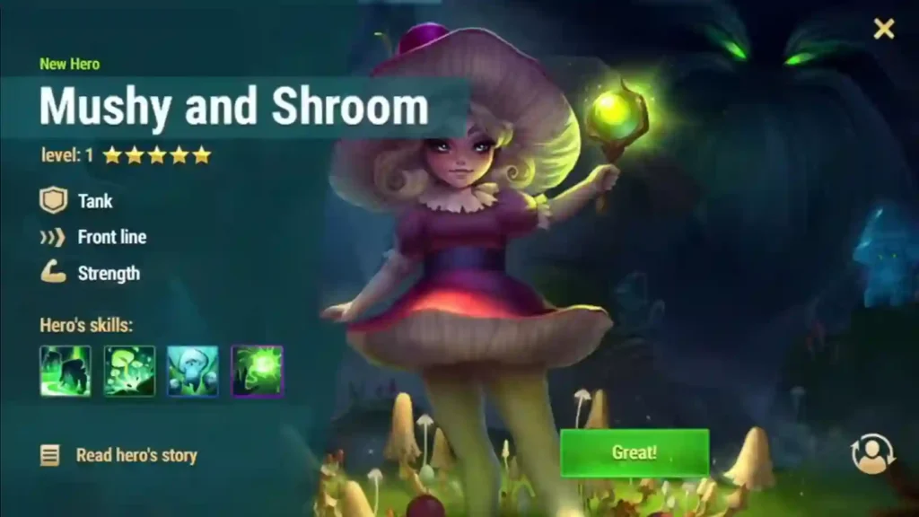 Mushy and Shroom Hero Wars