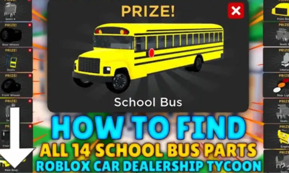 School Bus Parts Car Dealership Tycoon
