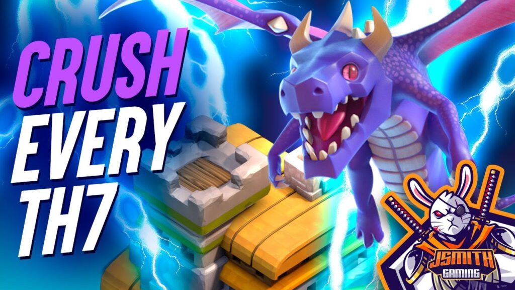 Town Hall 7 - Dragons Attack Strategy