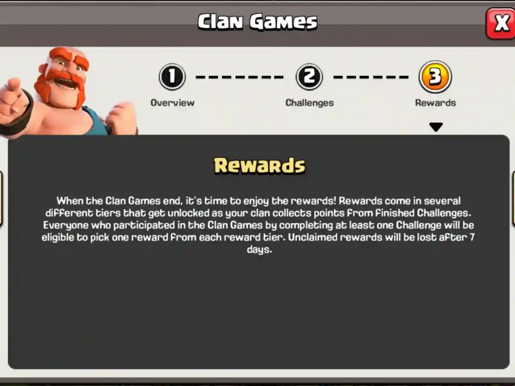 Clan Games Rewards