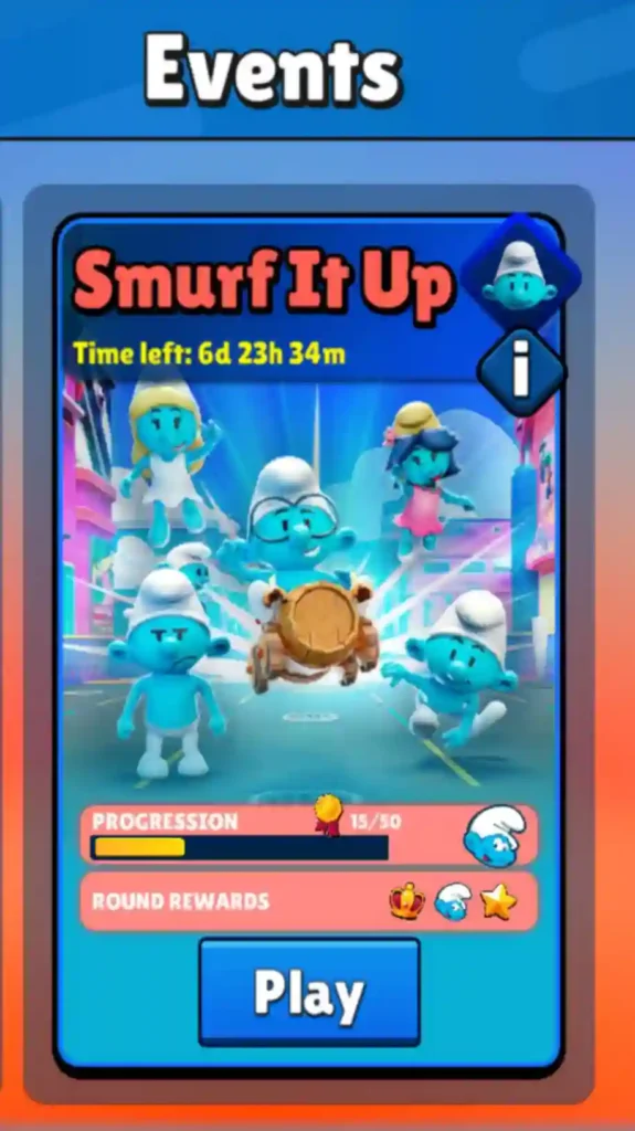 Smurf It Up Event in Stumble Guys
