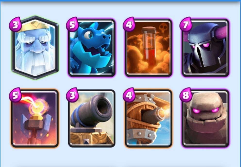 o melhor deck para o desafio do xadrez Royale #clashroyale