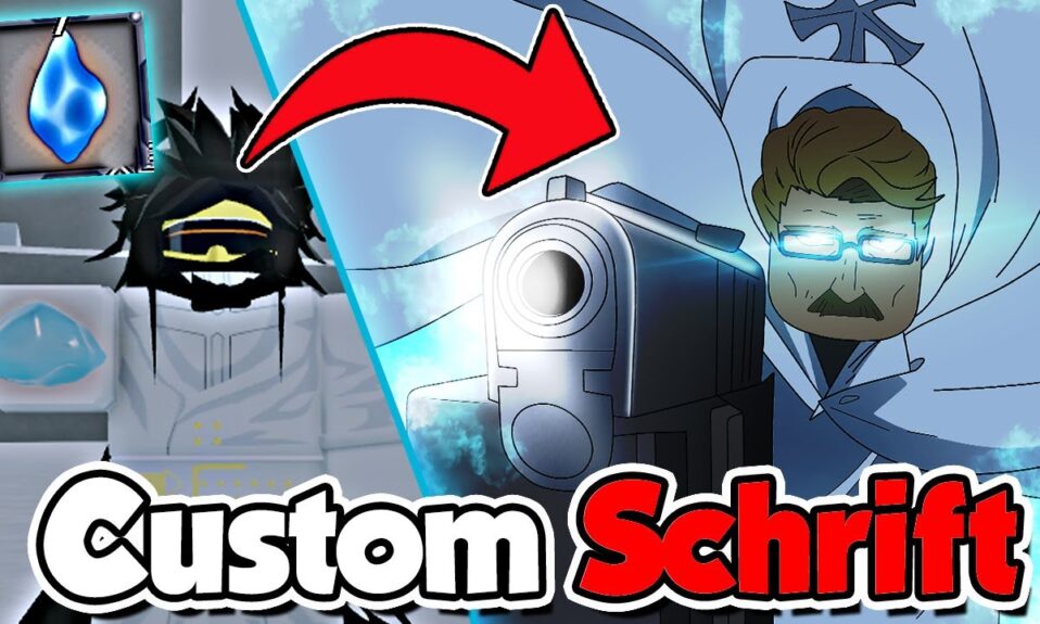 How to Get Custom Schrift in Roblox Peroxide?