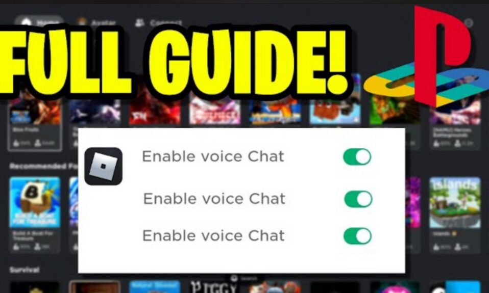 Voice Chat Not Working PlayStation Roblox