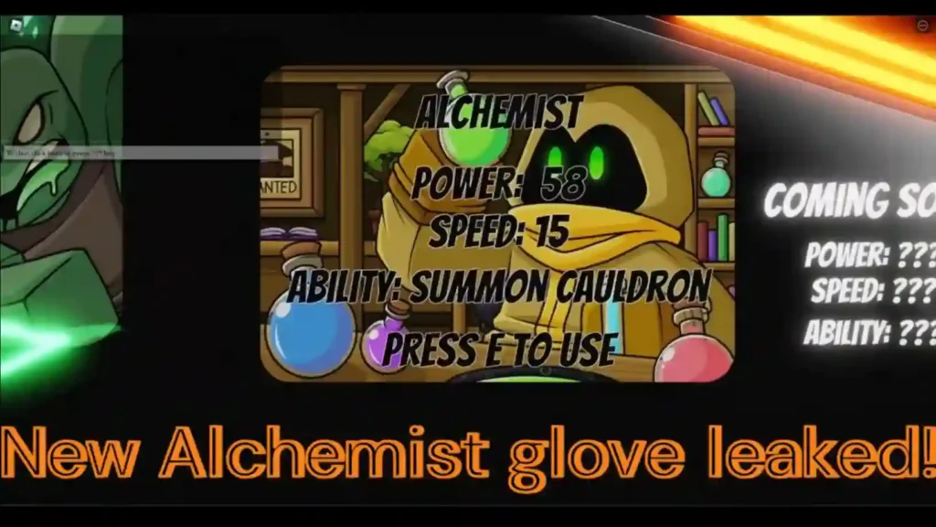 Slap Battles Alchemist Glove