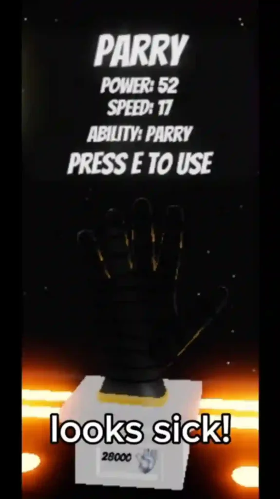 How to get Parry Glove Slap Battles