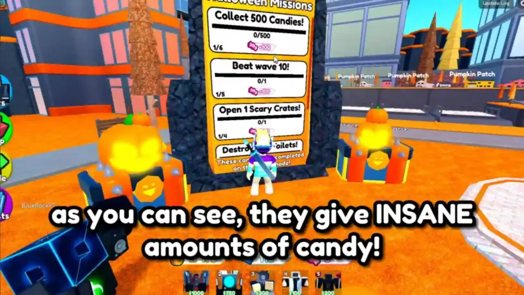 Halloween Missions in Toilet Tower Defence