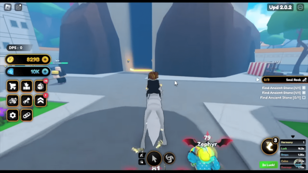 Third Location of Ancient Stone in Roblox Anime Champions Simulator