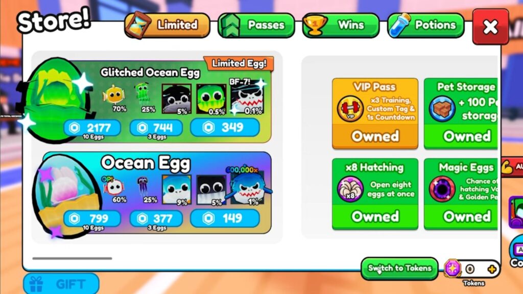 New eggs in Arm Wrestle Simulator Season 4