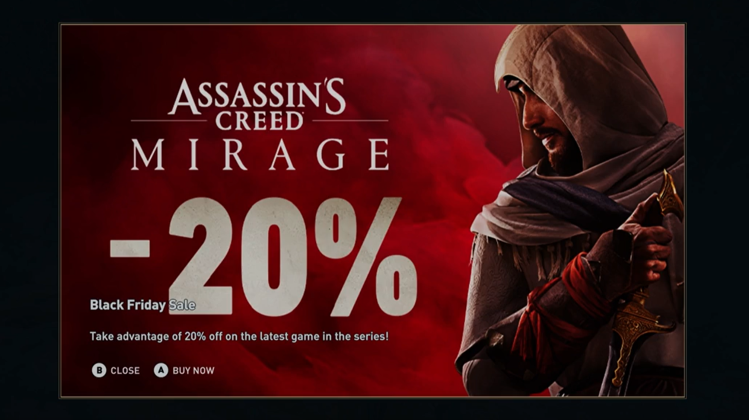 Assasin's Creed Mirage Adverts in Assassins Creed