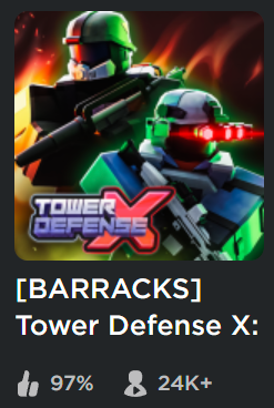 Barracks Tower Defense X