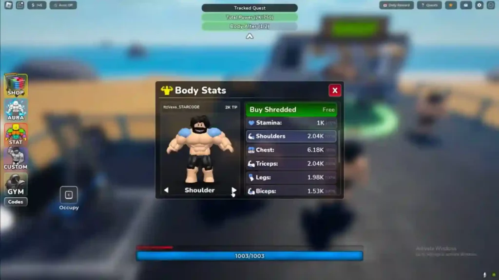 body stats