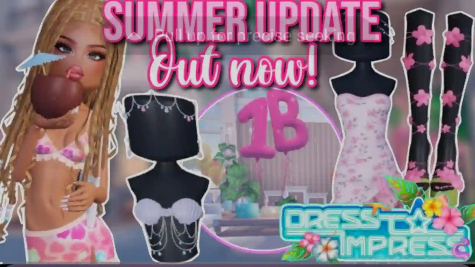 Dress To Impress Summer 2024 Update DTI Codes & Update Log