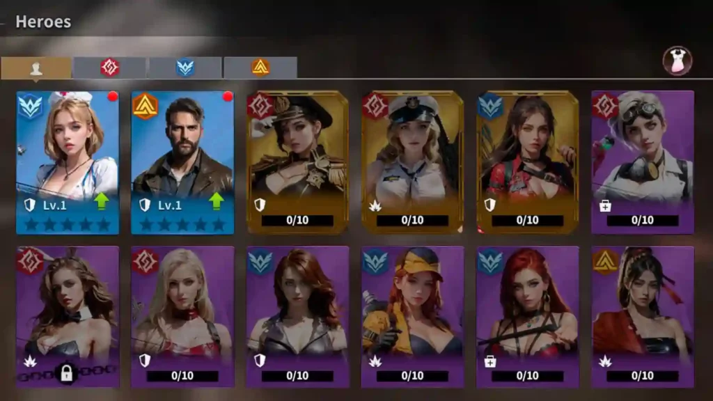 all heroes in last z: shooter run, ranked