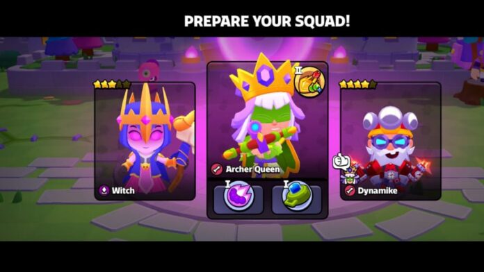 Archer Queen in Squad Busters